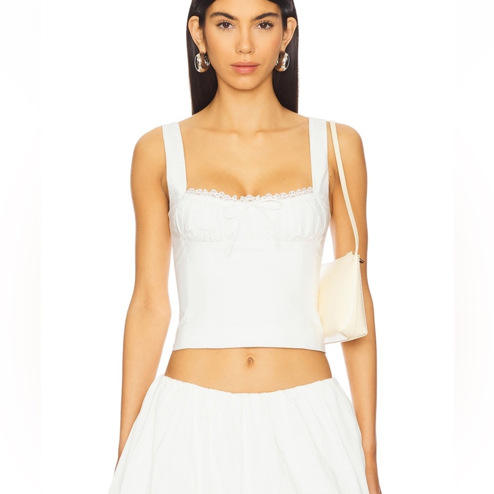 Camila Coelho Laura Top in White